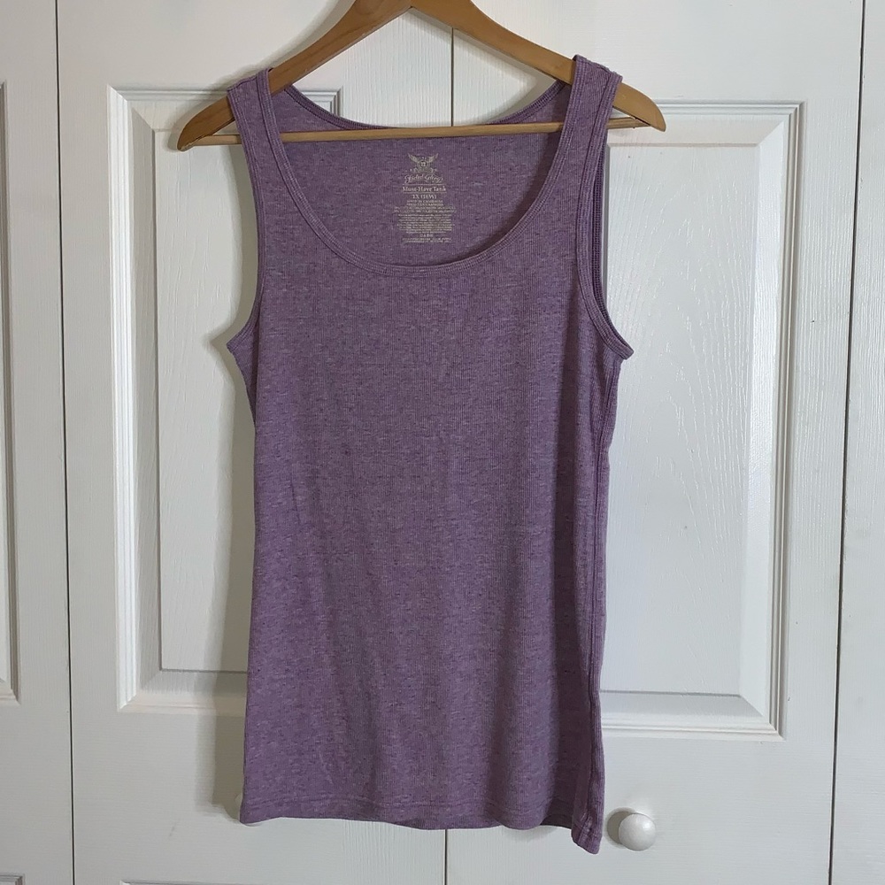 ‼️LAST CHANCE DELETING SOON‼️ Purple Ribbed Tank Top Faded Glory